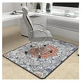 Heavy Duty Office Chair Mat for Carpet and Hardwood Floor Bohemian Desk