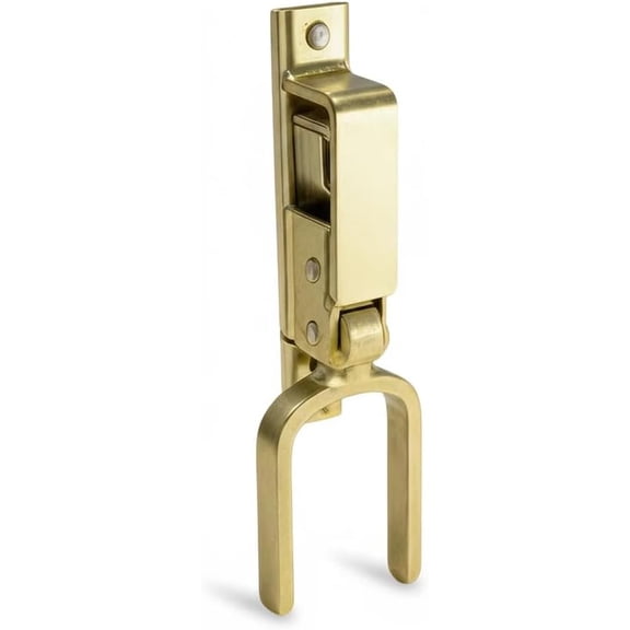 Heavy-Duty One-Hand Instant Locking Gate Latch - Rust-Resistant Steel Spring Lock, Easy Install for Farm/Ranch/Backyard Wood/Metal/Pipe Gates