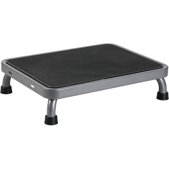 Heavy-Duty One Step Stool with Carry Handle 4.1" Low Foot Stool, Non-Slip Rubber Platform, 500lb Capacity Portable Safety Step Stools for Adults, Seniors, Bathroom, Bed, SUV, 17"x13"