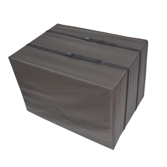 Heavy-Duty Outdoor AC Unit Cover, Reinforced Strap Design for Secure Fit, Universal Air Conditioner Accessory for Weather and Dust Defense, Ideal for Homeowners