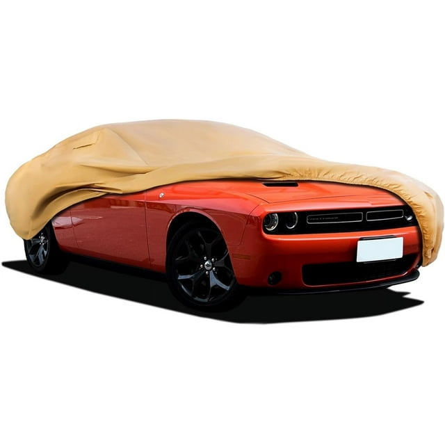 Heavy Duty Outdoor Car Cover Custom Fit for Dodge Challenger, Windproof