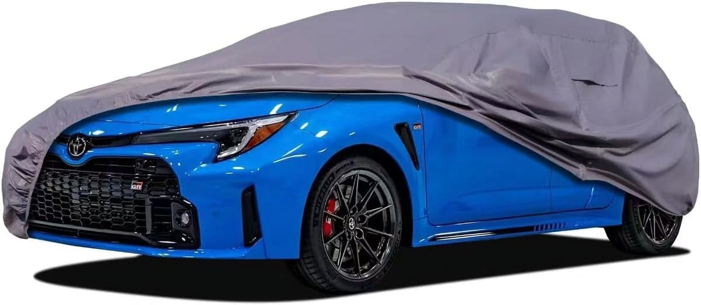 Motoforti Car Cover For Kia Soul 2009-2024 210D-PU Oxford Outdoor Full Car Cover All - View #9