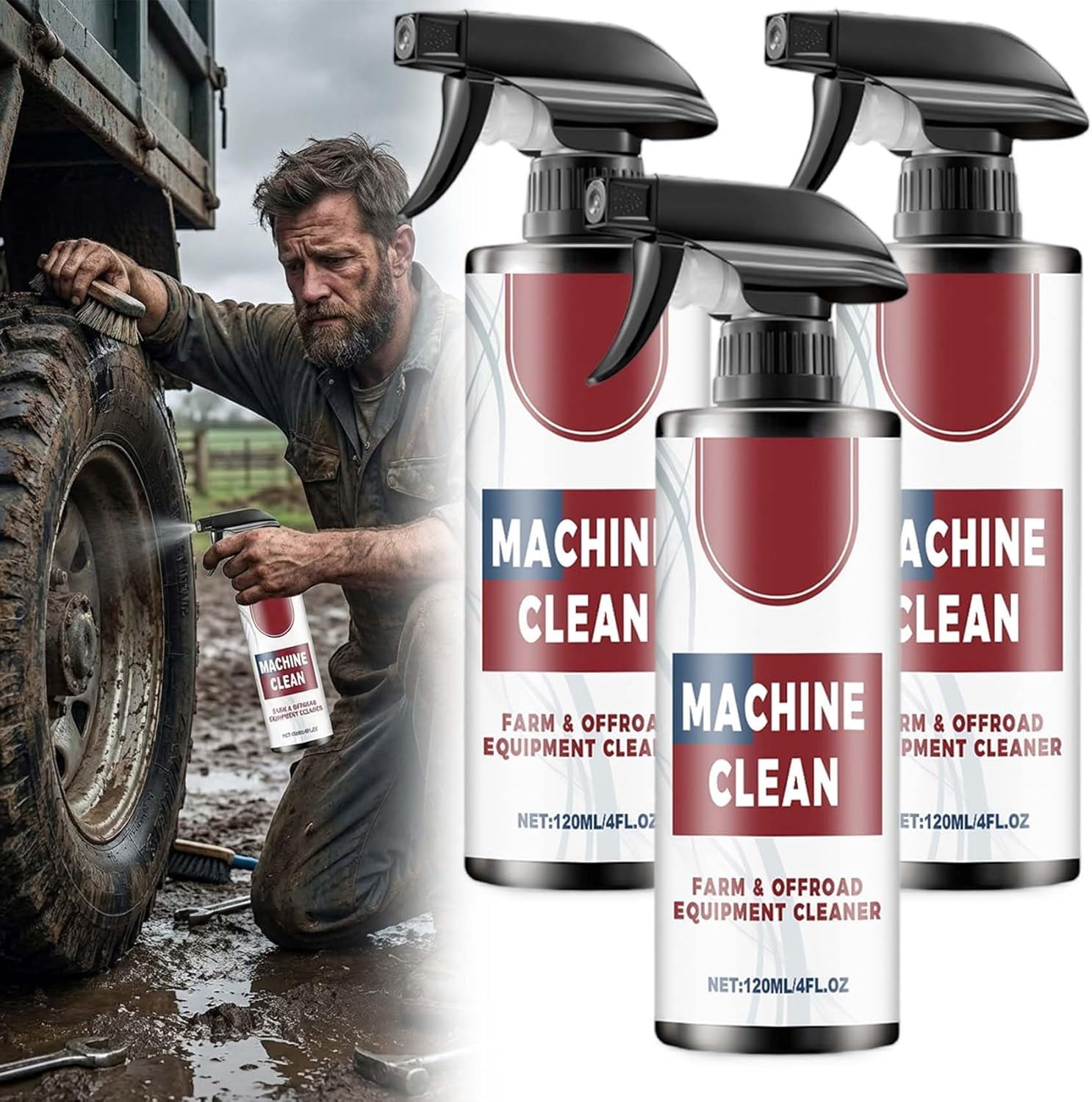 Heavy-Duty Outdoor All Purpose Cleaner, 2026 Upgrade Machine Clean ...