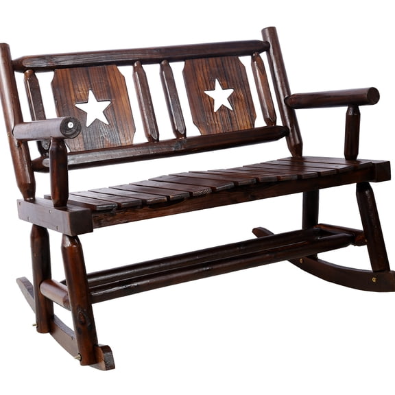 Heavy Duty Outdoor Rocking Bench / Comfortable Seating for Outdoor Leisure