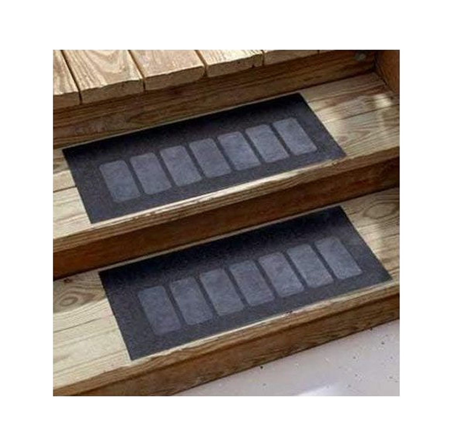 Heavy Duty Outdoor Rubber Stair Treads Set of 2