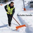 thumbnail image 1 of Heavy-Duty Outdoor Snow Shovel for Driveway and Ice Removal, Durable Steel Construction, Size 13.39x9.84x6.3in, 1 of 6