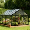 thumbnail image 1 of Heavy Duty Outdoor Walk-In Greenhouse with UV Protection Durable Metal Frame Easy Installation Weather Resistant for Wind Snow and Rain Perfect for Year Round Plant Care and Growth, 1 of 7