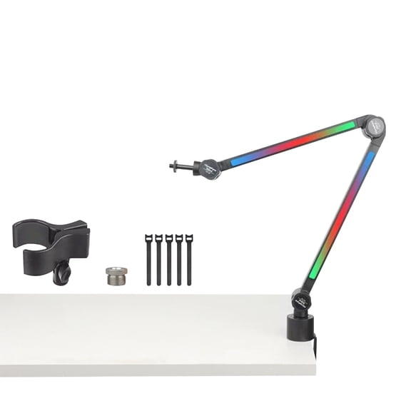 Heavy Duty Overhead Microphone Arm Featuring Easy Assembly Folding Mic Stand For Professional
