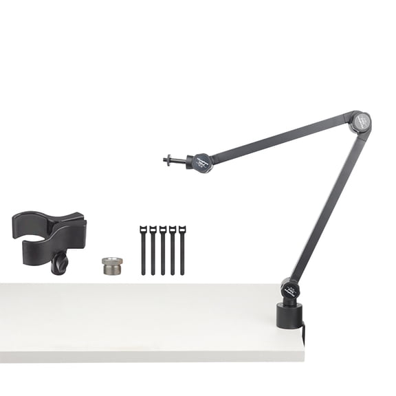 Heavy Duty Overhead Microphone Arm Featuring Easy Assembly Folding Mic Stand For Professional