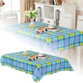 thumbnail image 1 of Heavy Duty PEVA Tablecloth 72x54 Inch - Waterproof Oil-Proof Table Cover, Wipeable Stain-Resistant for Indoor Outdoor Dining Kitchen Party Decor, 1 of 4