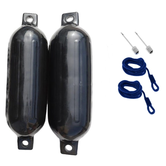 Heavy Duty PVC Bumpers Inflatable Marine Fend set for Docking Protections Suitable for Yachts & Speedboats