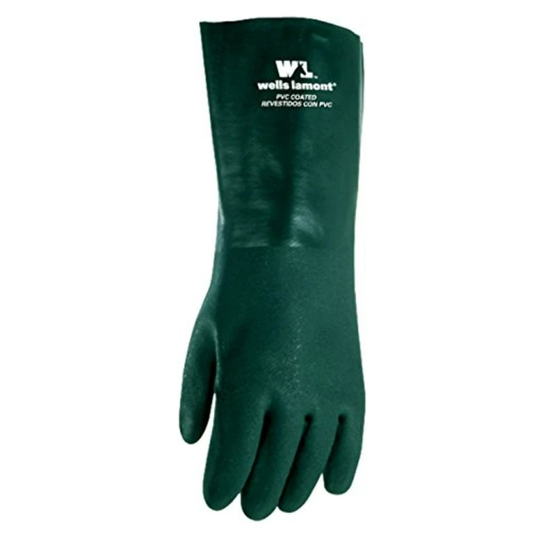 Pvc chemical gloves deals