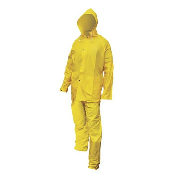Heavy-Duty PVC/Polyester Rain Suit