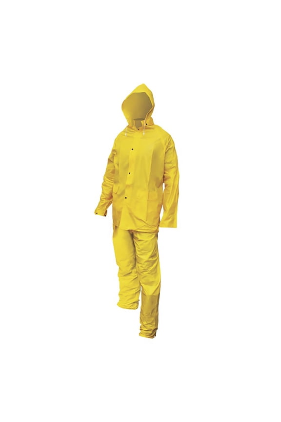 Heavy-Duty PVC/Polyester Rain Suit