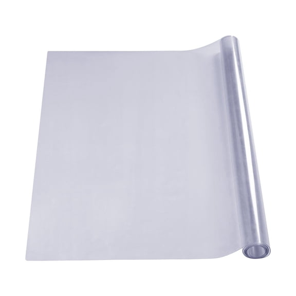 Heavy-Duty PVC Table Protector, 36x72 Inch Clear Plastic Table Cover, Waterproof Scratch-Resistant Desk Mat for Office, Dining, and Craft Tables