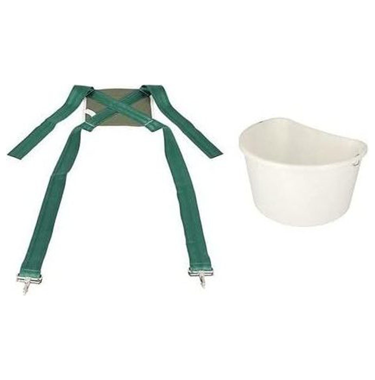 Heavy Duty Padded Fruit Picking Harness & Fruit Picking Bucket 18 Quart