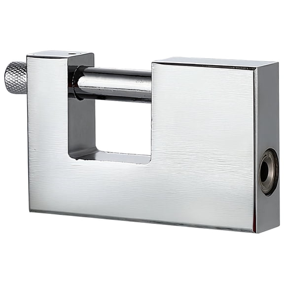 Heavy Duty Padlock, 3.4 x 2.1 in / 8.6 x 5.4 cmStainless Steel Padlock with 0.4 in / 1.1 cm Shackle, High Security Padlock for Doors, Cabinets, and Various Anti-Theft Chains