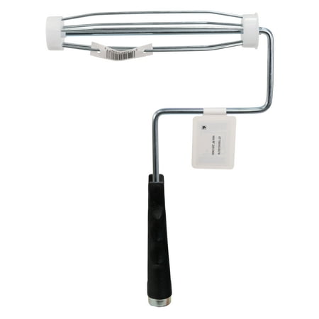 9-Inch Heavy Duty Paint Roller Frame, 5-Wire Metal Cage, Threaded Handle for Extension Poles, Reusable Roller Frame for Walls & Ceilings
