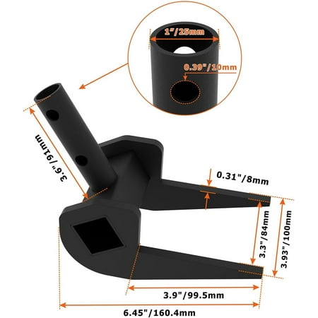 Heavy Duty Pallet Removal Tool, Industrial Deck Board Pry , No Handle Wrecking Tool for Wood Removal