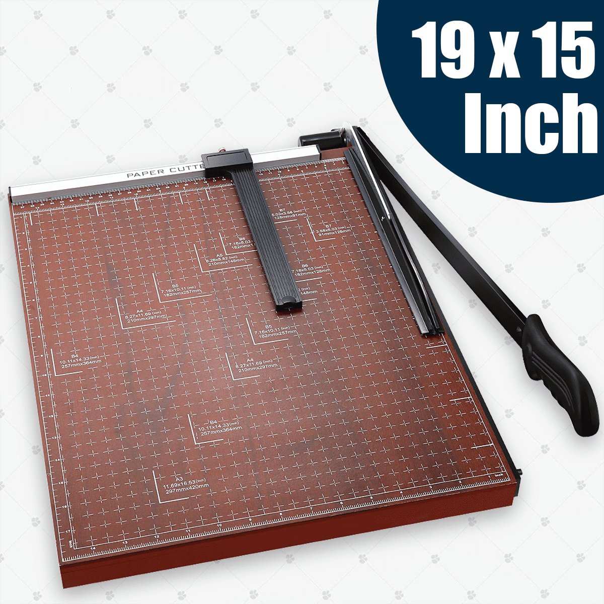 Paper Cutter heavy Duty For Cardstock Guillotine Paper Cutter 17"  Rotary HSS