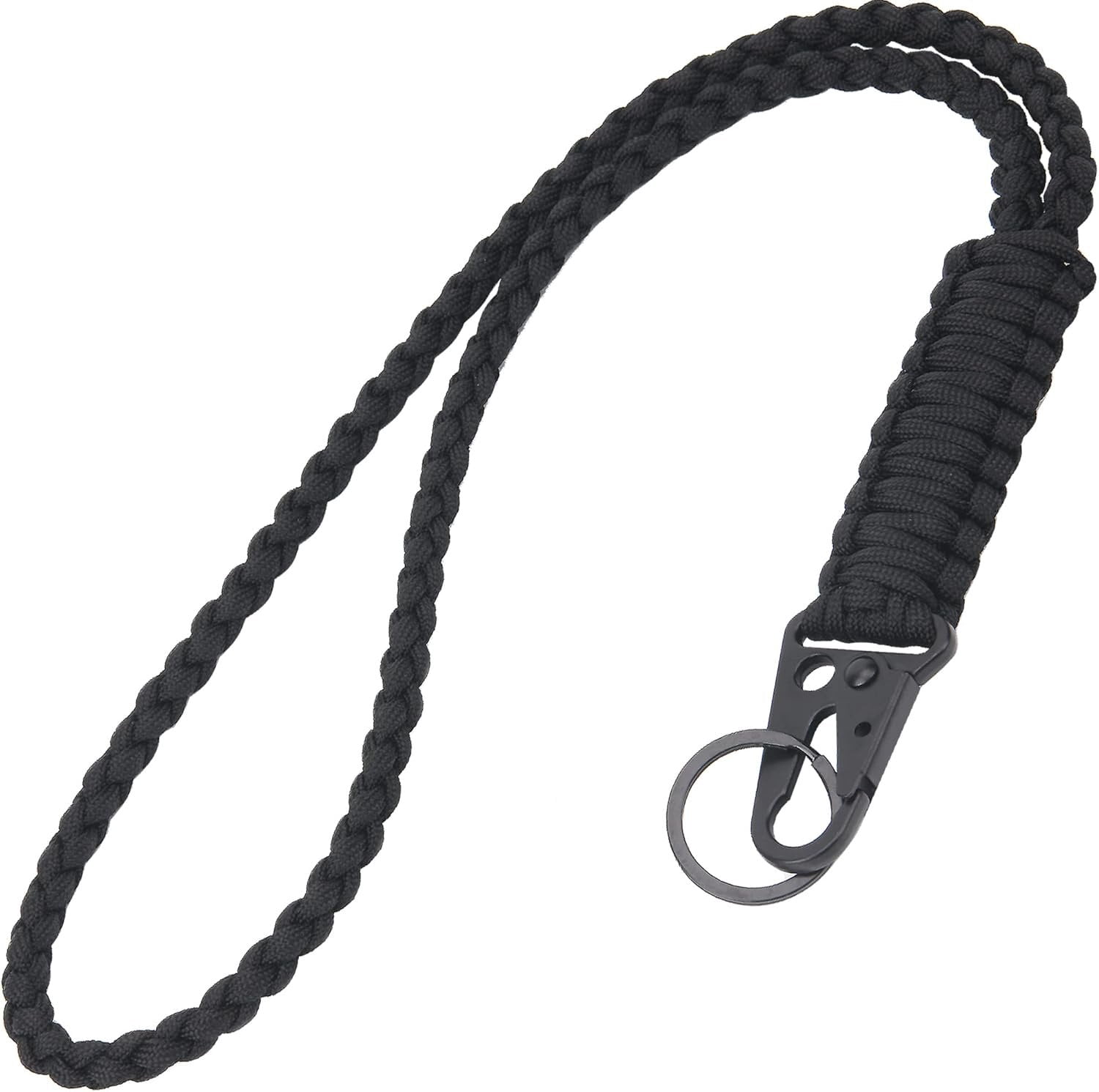 Heavy Duty Paracord Lanyard , Paracord Necklace Cell Phone  Whistles Wrist Braided Strap