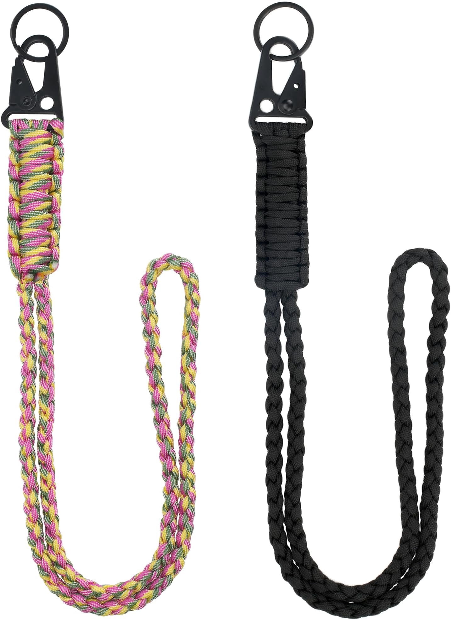 Heavy Duty Paracord Lanyard , Paracord Necklace Cell Phone  Whistles Wrist Braided Strap