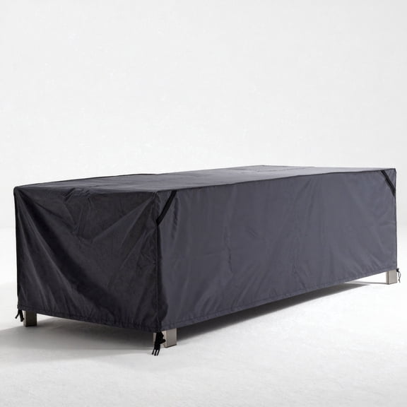 COREPORCH Patio Furniture Covers 86.6x57.5 Waterproof Outdoor Couch Sectional Sofa Set Cover Heavy Duty 420D Oxford Dark Gray