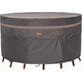 thumbnail image 1 of Heavy Duty  Patio Furniture Covers  Round Outdoor Table Chair Covers Large Round 84"Diax28"H Dark Grey, 1 of 6