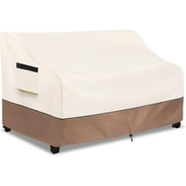 Heavy Duty Patio Sofa Cover, 100% Waterproof 3-Seater Outdoor Sofa Cover Fits up to 79W x 38D x 35H Inches, Lawn Patio Furniture Covers,Grey