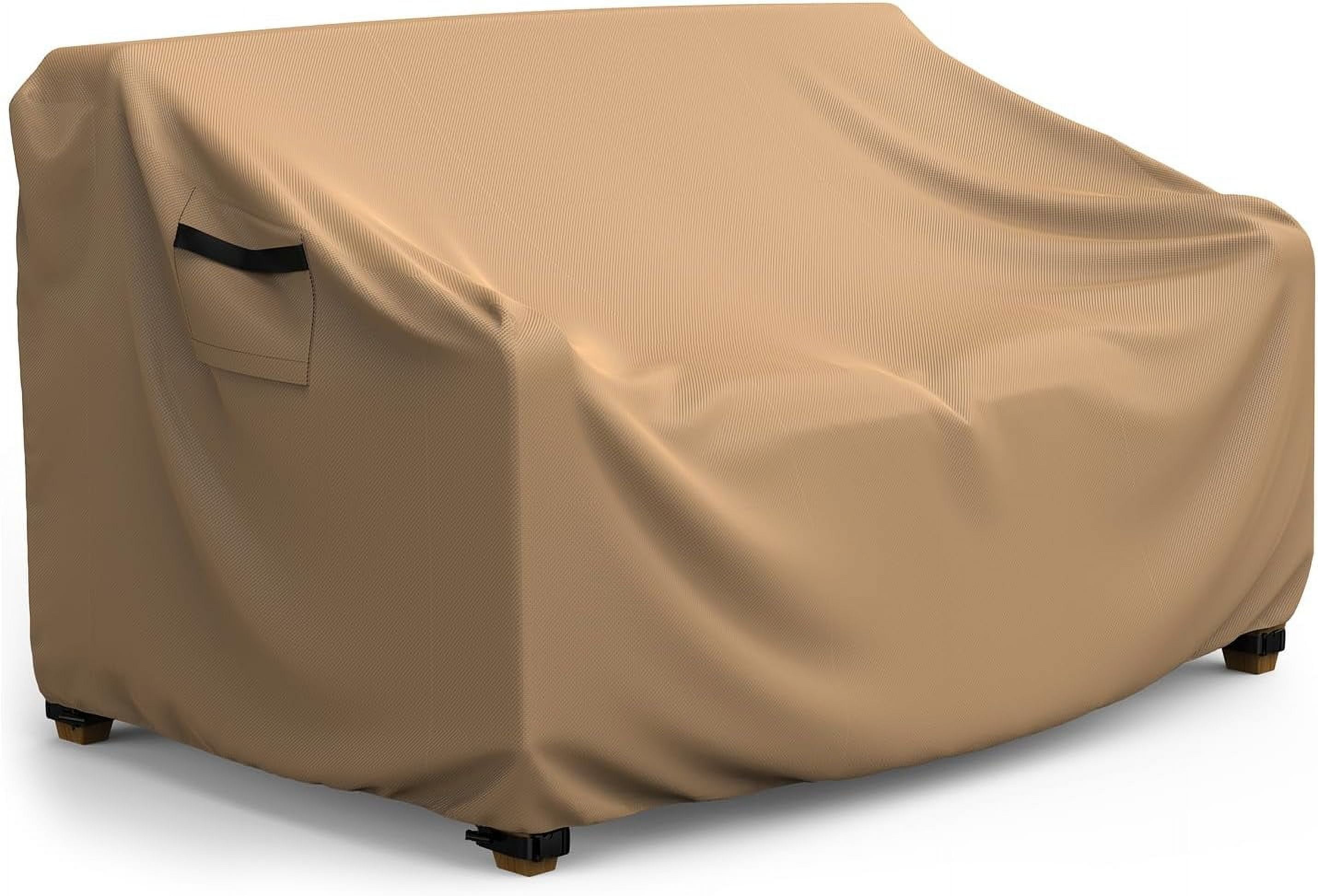 Heavy Duty Patio Sofa Cover, Waterproof 3-Seater Outdoor Couch Cover ...