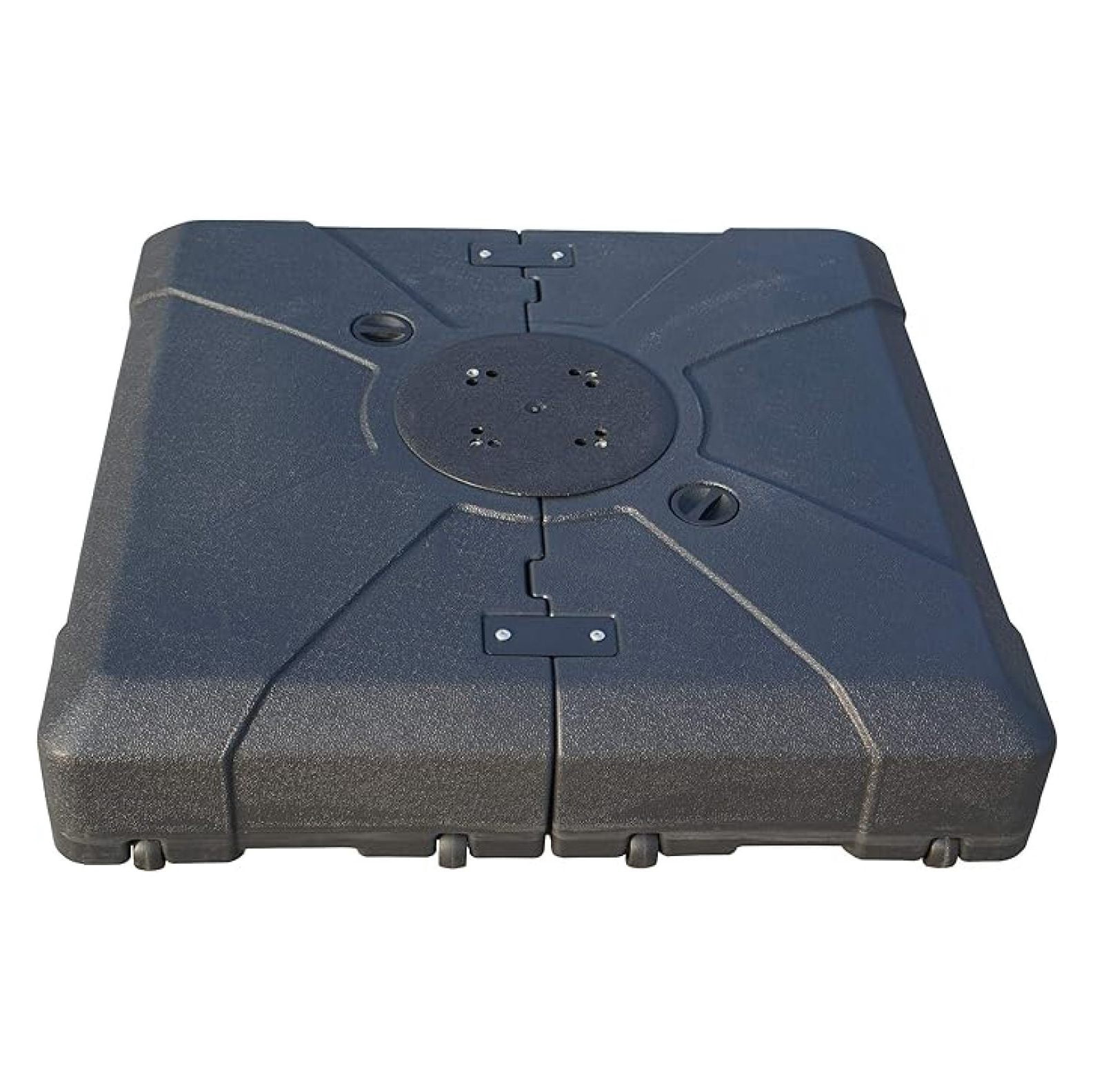 Heavy Duty Patio Umbrella Stand Outdoor Base - Windproof, Weighted for Cantilever, Pool, Backyard, and Beach Umbrellas Base (Square 32”x32“)
