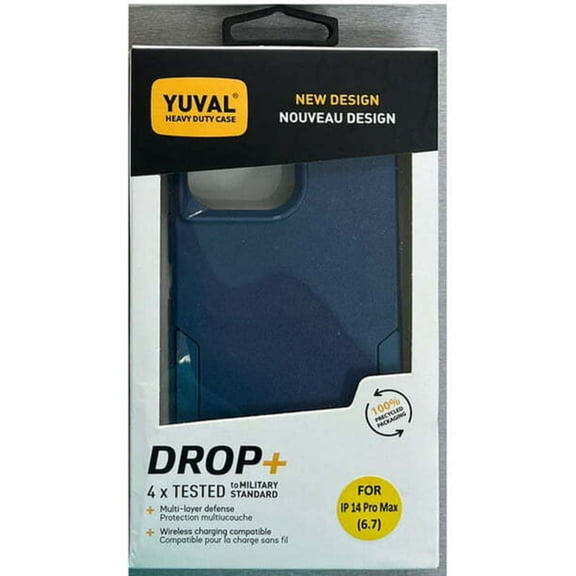 Heavy Duty Phone Case Cover for iPhone 14 Pro Max 6.7 Blue