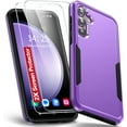 thumbnail image 1 of Heavy Duty Phone Case Designed for Samsung Galaxy A05S Case with 2 Pack Tempered Glass Screen Protector, Shockproof Dropproof Anti-Scratch Phone Case Cover for Samsung Galaxy A05S,Purple, 1 of 7