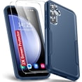 thumbnail image 1 of Entronix 3-in-1 Sleek Heavy Duty Case Compatible with Galaxy A25 with 2 Screen Protector, Navy Blue, 1 of 6