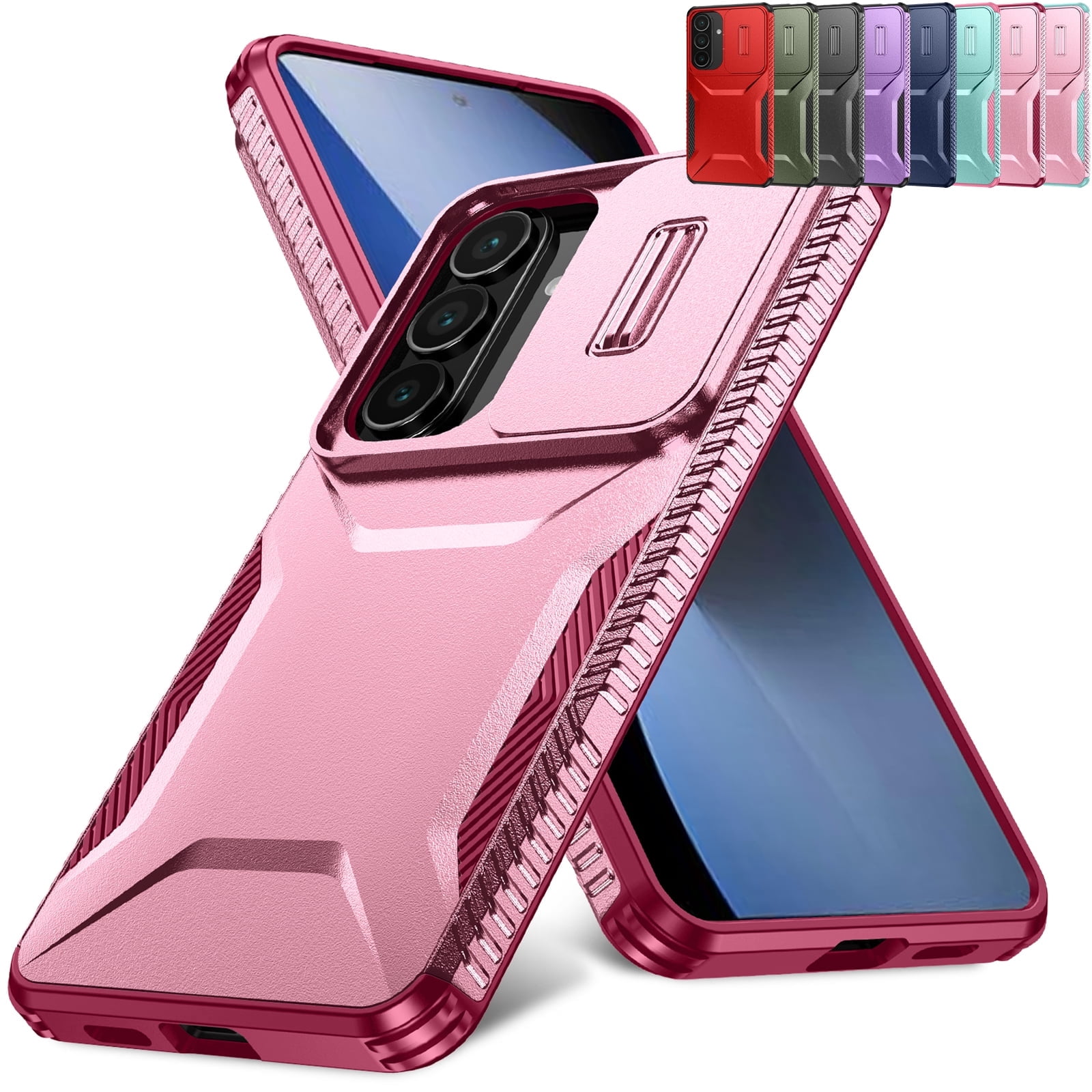 Heavy Duty Phone Case compatible with Samsung Galaxy S26, Sliding ...