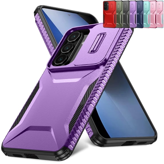 Heavy Duty Phone Case compatible with Samsung Galaxy S26, Sliding ...