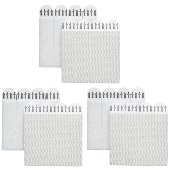 Heavy Duty Picture Hanging Strips Adhesive Photo Poster Strips Damage-Free Wall Mounting White 12pcs,picture hangers,adhesive strips,wall mounting,White,16x29mm/12Pcs