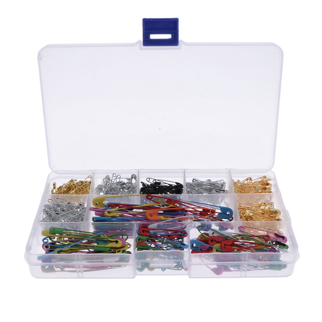 Heavy Duty Pins in A Box Container, Large, Steel Metal Sp - Walmart.com
