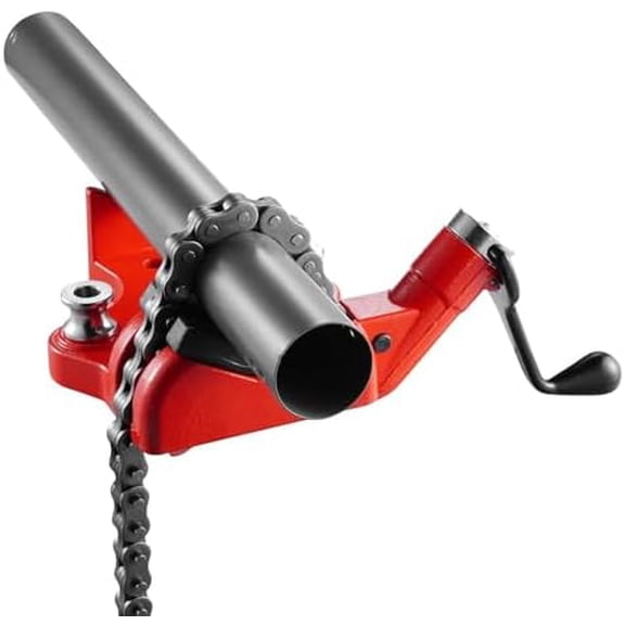 Heavy-Duty Pipe Chain Vise,1/4" to 6" Capacity with 28" Chain & Cast Iron Base, Industrial Bench Clamp for Plumbing,Metalworking and Automotive Repair$$Tools & Hardware Other