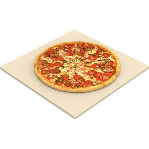 12Inch Pizza Baking Stone,Heavy Duty Ceramic Bread Stone,Square Thick Baking Stone,Cordierite Cooking Stone,Resistant Pizza Baking Pan,Cordierite Pizza Board,for Oven and Grill