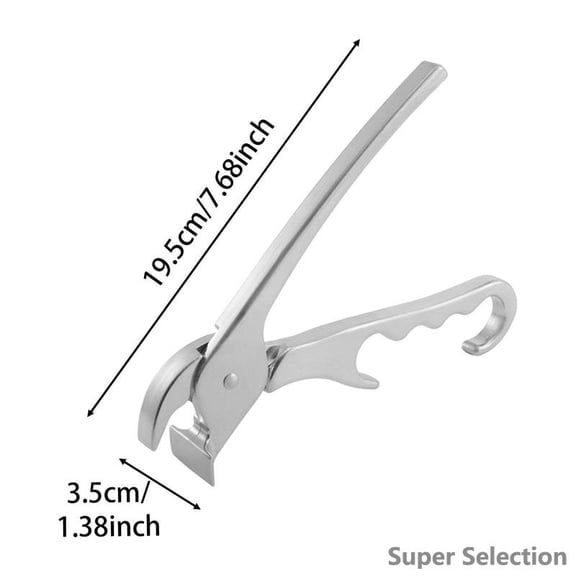 Heavy Duty Pizza Pan Gripper Tongs, Heat Resistant Stainless Steel Kitchen Tongs For Hot Pans, Bowls, Baking Trays, Casserole, Oven & Air Fryer Accessory, Non-Slip,Black