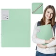 thumbnail image 1 of 1 Inch 3 Ring Binder, Heavy Duty Plastic 3-Ring O-Ring Binder, A4 Size 3-Hole Punched Binder-Ready File Folder, Storage Organizer for Class Office and Daily Use, 1PCS, 1 of 9