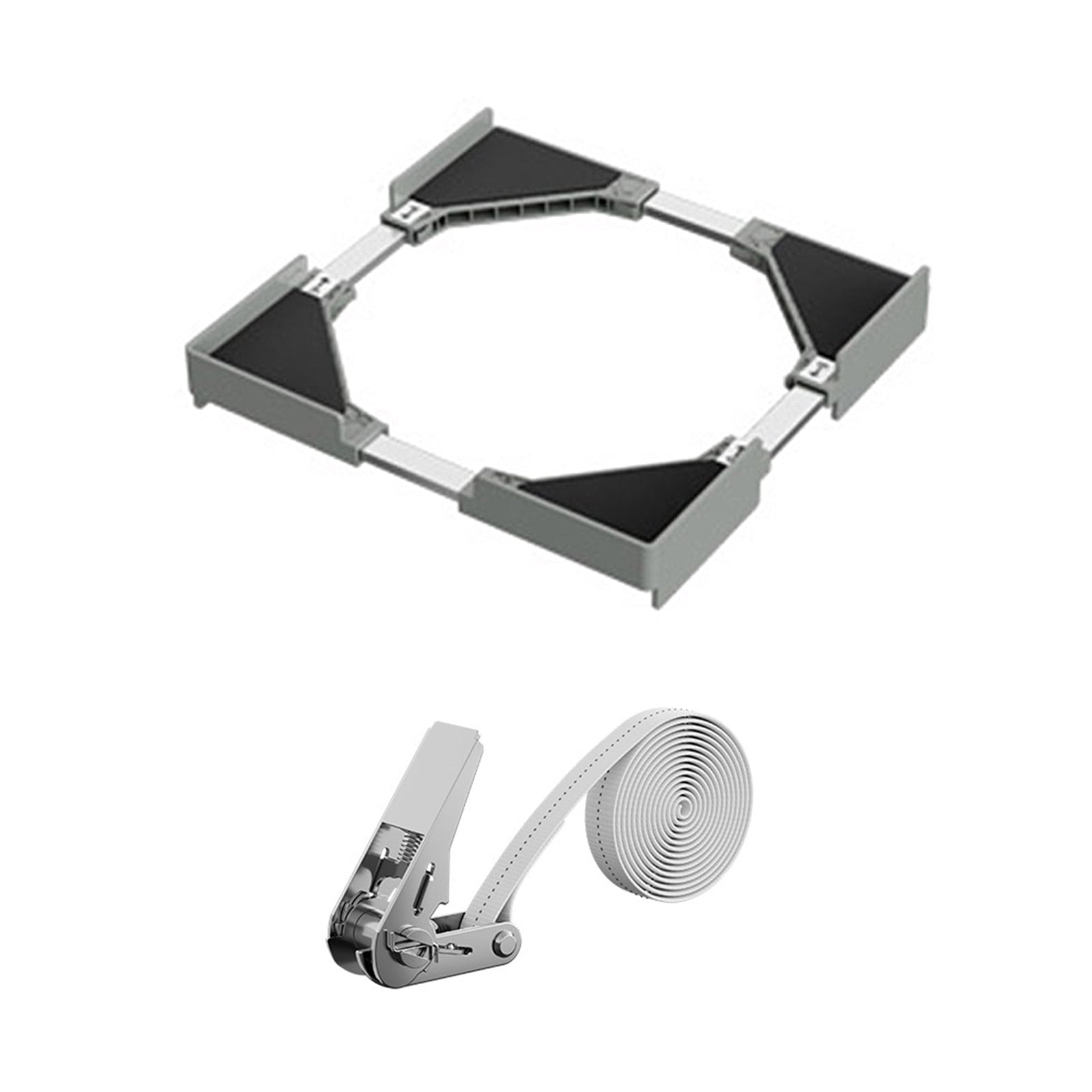 Heavy Duty Plastic Adjustable Refrigerator Stand Reduce Noise Furniture Dryer Washing Machine Vertical Storage Solution
