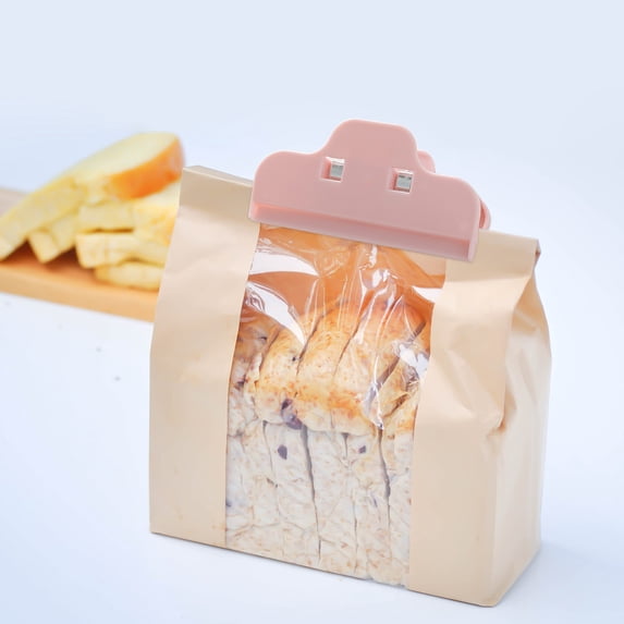 Heavy Duty Plastic Bag Clips for Food Freshness | Secure Seal for Snack Bags, Coffee & Chips | Kitchen & Office Use | 10-Pack