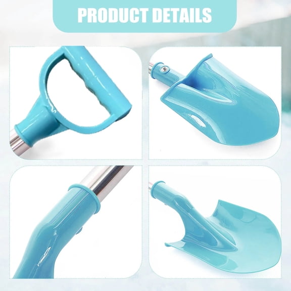 Heavy Duty Plastic Beach Shovel for Sand Digging and Outdoor Exploration, Ergonomic Handle Design for Easy Scooping, Durable Construction for Summer Fun