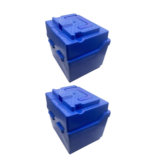 Heavy Duty Plastic Box Double Storage Container Plastic for Vehicles & Motorcycle Defense