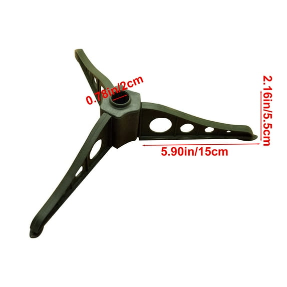 Heavy-Duty Plastic Christmas Tree Stand Base | Strong Stable Support for Artificial Holiday Trees | 7.87-Inch Diameter | Easy Assembly | 1-Piece