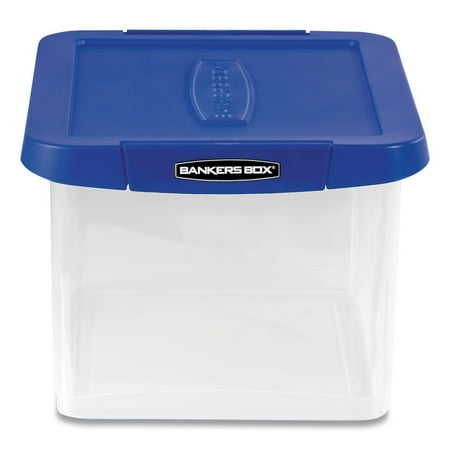 Fellowes Heavy Duty, Water Proof, Durable, Reinforced Corner, Comfortable Handle, Built-in Rail, Portable File Box (FEL0086201)