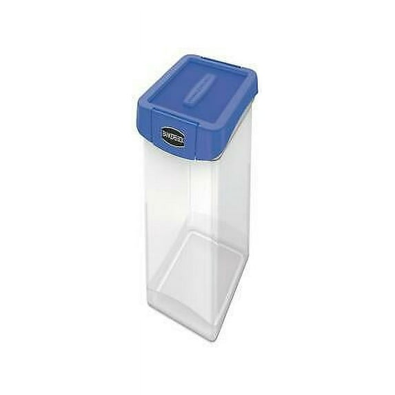Bankers Box Heavy Duty Plastic File Storage, Letter/Legal, 14 x17.38 x10.5 , Blue