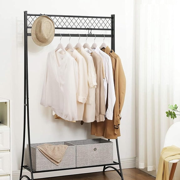 Heavy-Duty Plastic Hangers, 16.9-inch Stylish Wide Shoulder Plastic Hangers with 360 Swiveling Hooks and a Smooth Finish. Suitable for Sweaters, Jackets, Suits, and Shirts. (16-Pack)